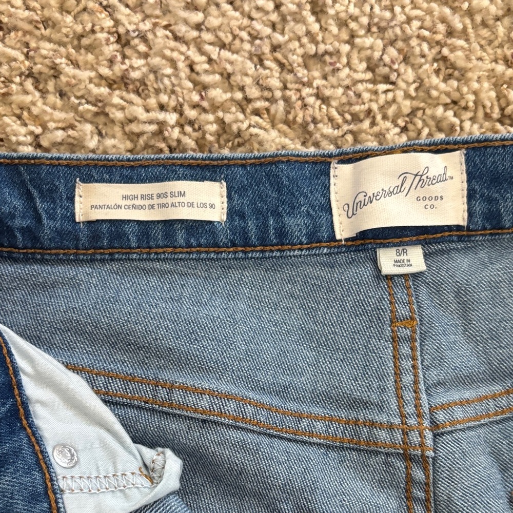 Universal Thread Light Blue High Rise Jeans - Picture 2 of 3